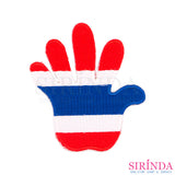 ตัวรีดการ์ตูนเป็ดเหลือง ตัวรีดติดเสื้อ อาร์มปักตกแต่ง DIY EMBROIDERY PATCH (00080396)