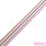เทปสายกระเป๋าลายไข่ปลา I Decorative Polyester Tape (00030066)