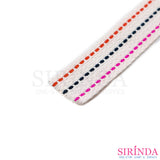 เทปสายกระเป๋าลายไข่ปลา I Decorative Polyester Tape (00030066)