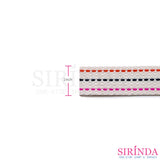เทปสายกระเป๋าลายไข่ปลา I Decorative Polyester Tape (00030066)