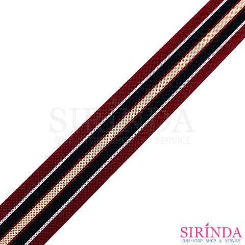 ยางยืดริ้วสี ยางขอบกางเกง ยางขอบกระโปรง 3.2cm l COLORED ELASTIC BAND (00090034)