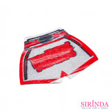 ตัวรีดการ์ตูนกางเกงมวยไทย Muay Thai Pants ตัวรีดติดเสื้อ อาร์มทอตกแต่ง DIY WOVEN LABEL PATCH (00320005)