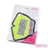 ตัวรีดการ์ตูนกางเกงมวยไทย Muay Thai Pants ตัวรีดติดเสื้อ อาร์มทอตกแต่ง DIY WOVEN LABEL PATCH (00320005)