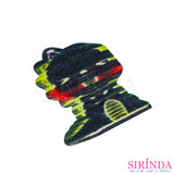 ตัวรีดการ์ตูนไดได Dai Dai ตัวรีดติดเสื้อ อาร์มทอตกแต่ง DIY WOVEN LABEL PATCH (00320006)