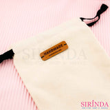 ป้ายหนังพีวีซีแฮนเมด HANDMADE พร้อมเจาะรู PVC LEATHER TAG (00430001)