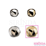 กระดุมโลหะขาสอยวงกลม 1.5-2cm(15-20มิล) ไม่ขึ้นสนิม Metal Button (00490004)