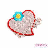 ตัวรีดการ์ตูนหัวใจMailleAmour ตัวรีดติดเสื้อ อาร์มปักตกแต่ง DIY EMBROIDERY PATCH (00080488)