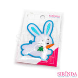 ตัวรีดการ์ตูนเป็ดเหลือง ตัวรีดติดเสื้อ อาร์มปักตกแต่ง DIY EMBROIDERY PATCH (00080396)