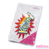 ตัวรีดการ์ตูนKABOOM! ตัวรีดติดเสื้อ อาร์มปักตกแต่ง DIY EMBROIDERY PATCH (00080446)
