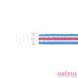 เทปก้างปลาลายริ้วดิ้นเงิน I Decorative Polyester Tape (00030053)