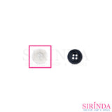 กระดุมเรซิ่น4รู (15มิล) (0001125)