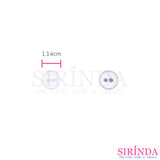 กระดุมเรซิ่นใส2รู (11.43มิล) (0001106)