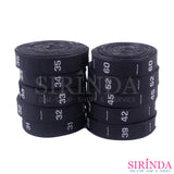 ป้ายไซส์ทอตัวเลขขนาด1ซม.พื้นดำอักษรขาว-0004007-1