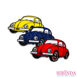 ตัวรีดการ์ตูนรถเต่า ตัวรีดติดเสื้อ อาร์มปักตกแต่ง DIY EMBROIDERY PATCH (00080374)