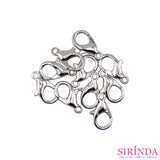 ตะขอก้ามปู ตะขอเกี่ยวพวงกุญแจโลหะ พร้อมห่วง ล็อกแน่น ทนทาน CLAW CLASP (00400002)