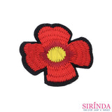 ตัวรีดการ์ตูนดอกบ๊วย ตัวรีดติดเสื้อ อาร์มปักตกแต่ง DIY EMBROIDERY PATCH (00080386)