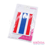 ตัวรีดธงชาติไทย ตัวรีดติดเสื้อ อาร์มปักตกแต่ง DIY EMBROIDERY PATCH (00080537)