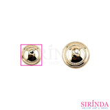 กระดุมโลหะขาสอยวงกลม 1.7-2.2cm(17-22มิล) ไม่ขึ้นสนิม Metal Button (00490003)