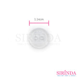 กระดุมเรซิ่นใส2รู (11.43มิล) (0001174)
