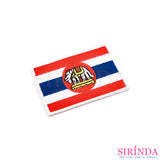 ตัวรีดการ์ตูนธงชาติไทยราชนาวี ตัวรีดติดเสื้อ อาร์มปักตกแต่ง DIY EMBROIDERY PATCH (00080555)