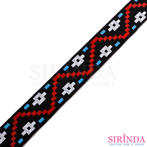 เทปทอตกแต่งลายสี่เหลี่ยมสีขาว (25มิล) (00070121)