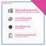 กระดุมเรซิ่นลายจุด2รู (35มิล) (0001218)