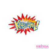ตัวรีดการ์ตูนKABOOM! ตัวรีดติดเสื้อ อาร์มปักตกแต่ง DIY EMBROIDERY PATCH (00080446)