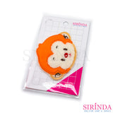 ตัวรีดการ์ตูนหน้าลิง ตัวรีดติดเสื้อ อาร์มปักตกแต่ง DIY EMBROIDERY PATCH (00080035)