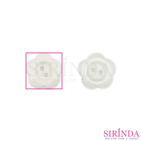กระดุมเรซิ่นดอกไม้2รู (20มิล) (0001164)