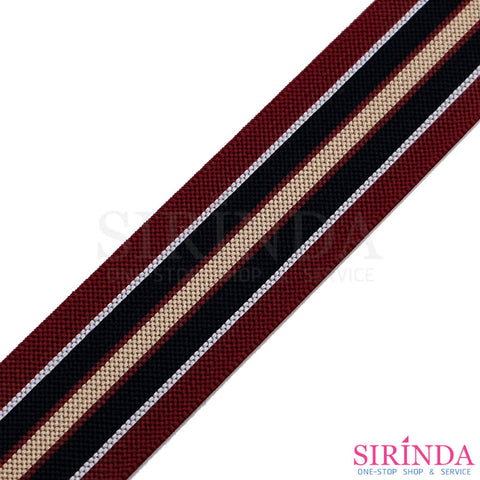 ยางยืดริ้วสี ยางขอบกางเกง ยางขอบกระโปรง 3.2cm l COLORED ELASTIC BAND (00090034)