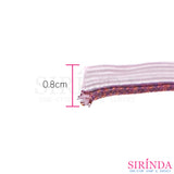 ผ้ากุ้นเชือกดิ้นรุ้ง ผ้ากุ๊น I Rope Bias Tape (8mm) (0017005)
