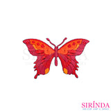 ตัวรีดการ์ตูนผีเสื้อ ตัวรีดติดเสื้อ อาร์มปักตกแต่ง DIY EMBROIDERY PATCH (00080451)
