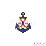 ตัวรีดการ์ตูนสมอ ตัวรีดติดเสื้อ อาร์มปักตกแต่ง DIY EMBROIDERY PATCH (00080425)