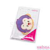 ตัวรีดการ์ตูนหน้าลิง ตัวรีดติดเสื้อ อาร์มปักตกแต่ง DIY EMBROIDERY PATCH (00080035)