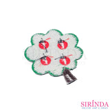 ตัวรีดการ์ตูนต้นแอปเปิ้ล ตัวรีดติดเสื้อ อาร์มปักตกแต่ง DIY EMBROIDERY PATCH (00080389)