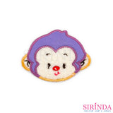 ตัวรีดการ์ตูนหน้าลิง ตัวรีดติดเสื้อ อาร์มปักตกแต่ง DIY EMBROIDERY PATCH (00080035)