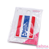 ตัวรีดธงชาติไทย ตัวรีดติดเสื้อ อาร์มปักตกแต่ง DIY EMBROIDERY PATCH (00080537)