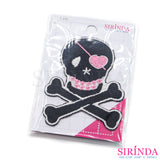 ตัวรีดการ์ตูนกะโหลกไขว้ ตัวรีดติดเสื้อ อาร์มปักตกแต่ง DIY EMBROIDERY PATCH (00080454)