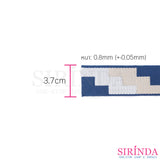 เทปสายกระเป๋า เทปสายกีต้าร์ หนา0.8มิล I Decorative Polyester Tape (00030049)