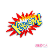 ตัวรีดการ์ตูนKABOOM! ตัวรีดติดเสื้อ อาร์มปักตกแต่ง DIY EMBROIDERY PATCH (00080446)
