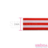 ยางยืดริ้วสี ยางขอบกางเกง ยางขอบกระโปรง 2.4cm l COLORED ELASTIC BAND (00090031)
