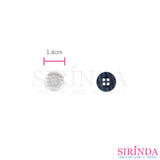 กระดุมเรซิ่นเสื้อเชิ้ตและเสื้อโปโล4รู (14มิล) (0001118)