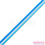 เทปก้างปลาลายริ้วดิ้นเงิน I Decorative Polyester Tape (00030052)
