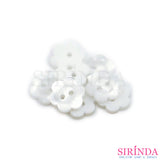 กระดุมเรซิ่นดอกไม้2รู (15มิล) (0001200)