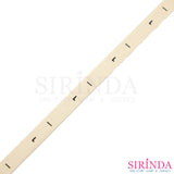 ป้ายไซส์พิมพ์อักษรคอตตอนสปัน ขนาด1cm พื้นสีผ้าดิบ อักษรสีดำ I Printed Size Label (00040008)