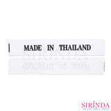 ป้ายพิมพ์ Made In Thailand พื้นขาว อักษรดำ เนื้อไนล่อน I Nylon Printed Label (0004000179)