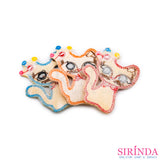 ตัวรีดการ์ตูนแมวสวมมงกุฏ ตัวรีดติดเสื้อ อาร์มปักตกแต่ง DIY EMBROIDERY PATCH (00080038)