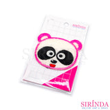 ตัวรีดการ์ตูนหน้าแพนด้า ตัวรีดติดเสื้อ อาร์มปักตกแต่ง DIY EMBROIDERY PATCH (00080010)
