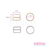 ห่วงเสื้อใน ห่วงปรับสายเสื้อใน ห่วงบรา ห่วงกลม ห่วงโลหะ Bra Ring ไม่ขึ้นสนิม (00380003)