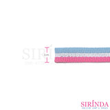 เทปก้างปลาลายริ้วดิ้นเงิน I Decorative Polyester Tape (00030052)